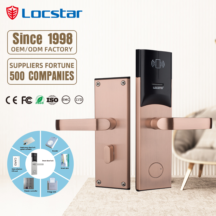 OEMカードキーエンコーダーRFID木製電子ゲストルームセキ - Hotel Lock Card System のレビューと価格