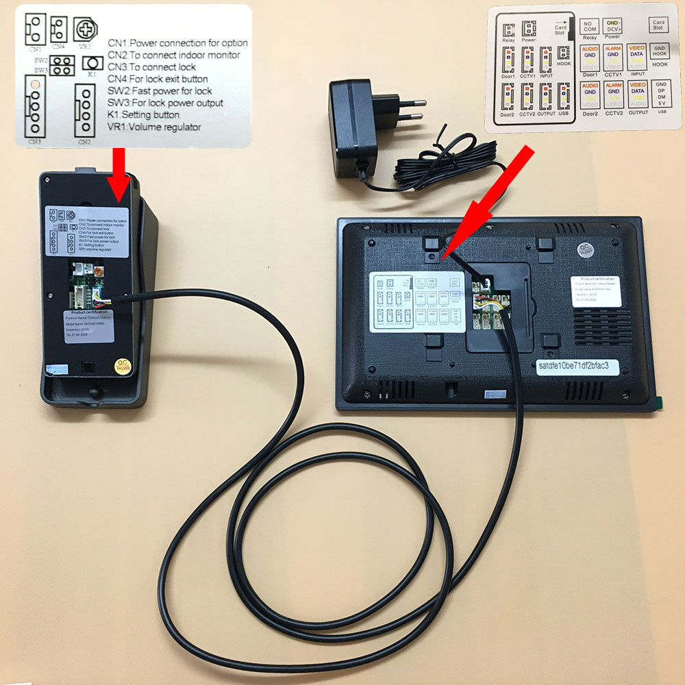 Tuya-アクセス制御システム用インターホンキット,1080 - Access Control System Rfid Kit のレビューと価格