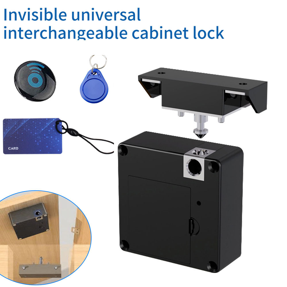 スマート引き出しロック目に見えない電子 RFID 13.56 - Door Access Control Keypad Rfid のレビューと価格