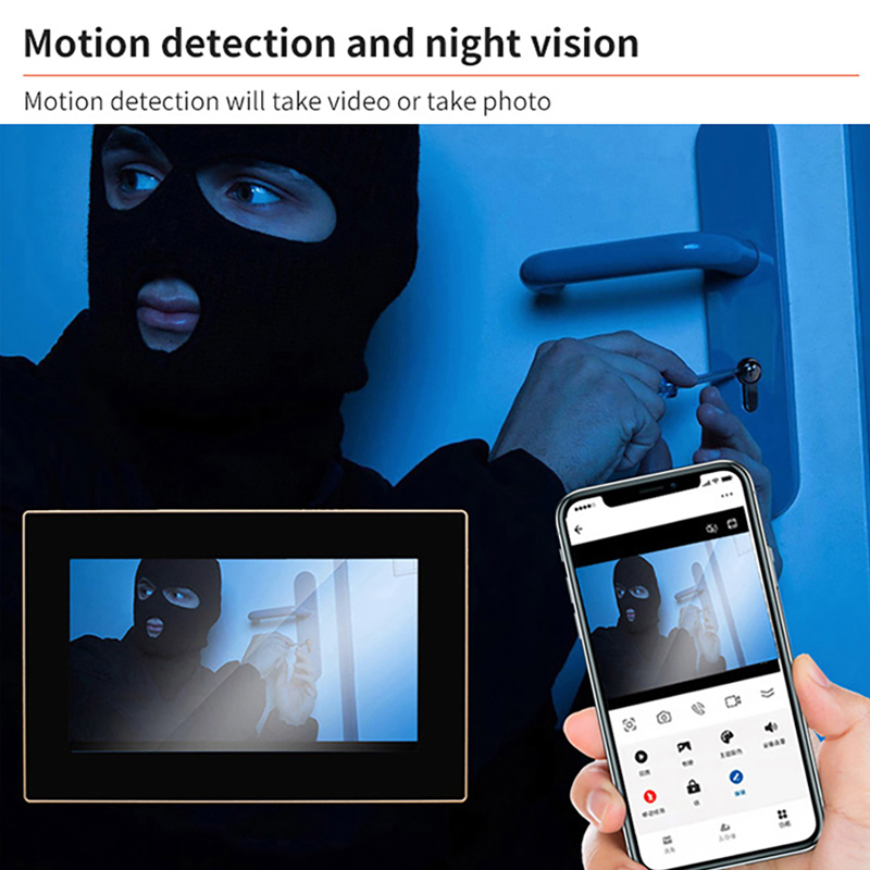 Tuya 1080P Wifi ビデオドアベル 7/10 イ - Access Control System Rfid Kit のレビューと価格