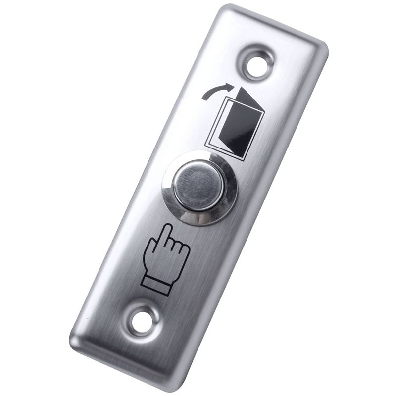 スタイリッシュな4Xスチール製ドア用非常口解除ボタン。ホーム - Exit Button Push To Release のレビューと価格