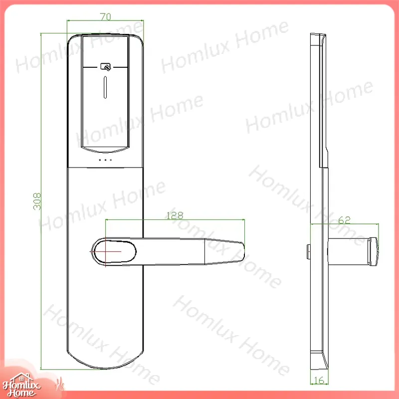 ホテルのドアロック用電子RFID M1キーカード スマートア - Hotel Lock Card System のレビューと価格