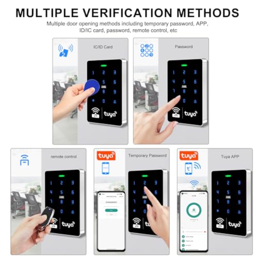 屋外用WiFi TUYAセキュリティアクセスシステムキット： - Access Control System Rfid Kit のレビューと価格