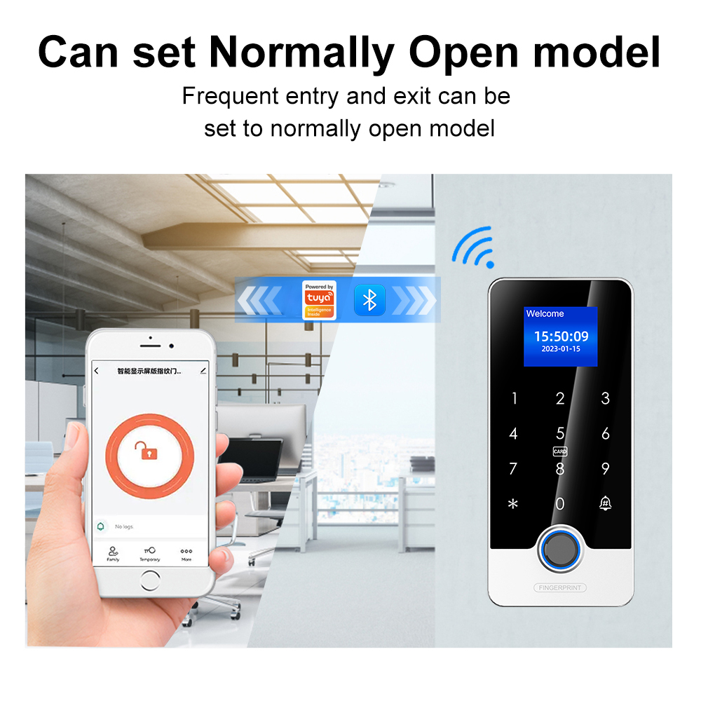 サポート Tuya アプリ指紋 RFID アクセス制御システ - Access Control System Rfid Kit のレビューと価格