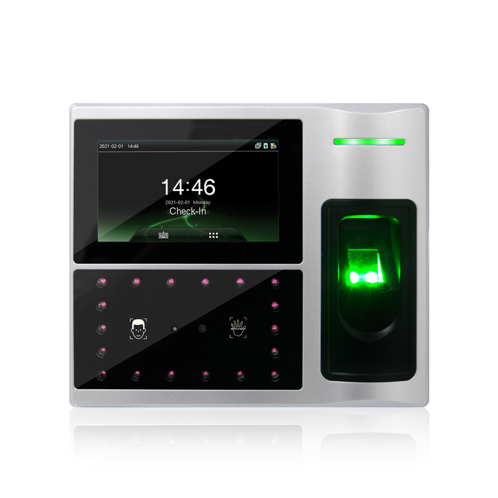 内蔵バッテリー大容量マルチバイオメトリクス掌スキャナー勤怠管 - Face Recognition Access Control Terminal のレビューと価格