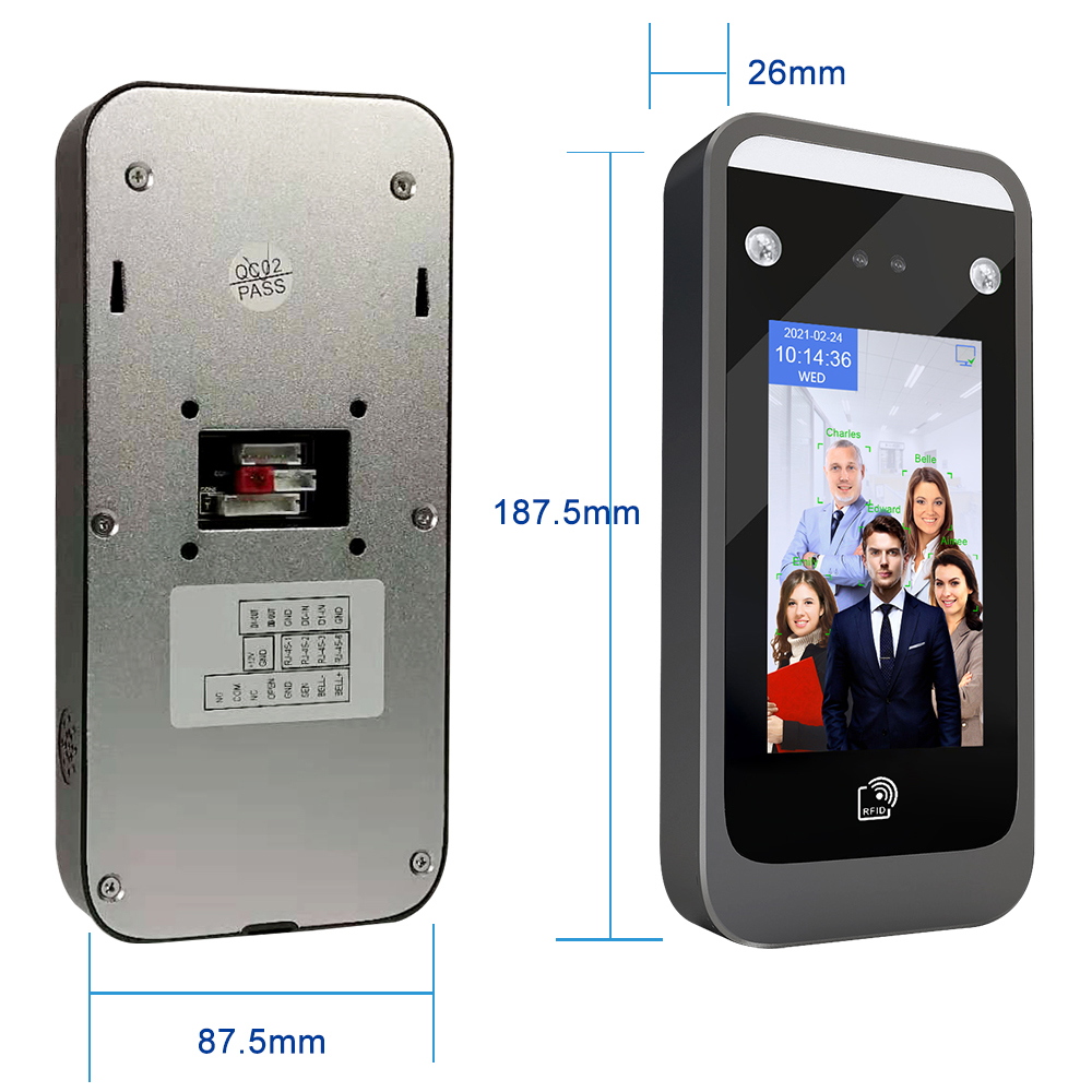 モバイルアプリ ソフトウェア 生体認証システム AI顔認識  - Biometric Time Attendance Machine のレビューと価格