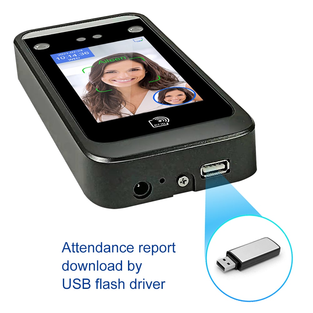 モバイルアプリ ソフトウェア 生体認証システム AI顔認識  - Biometric Time Attendance Machine のレビューと価格