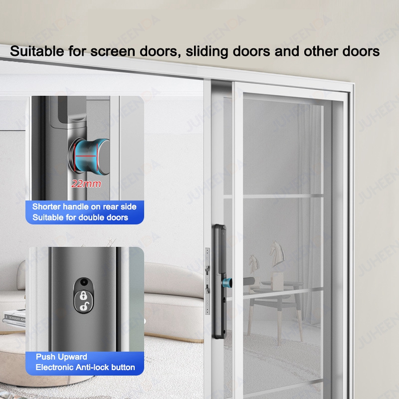 アルミニウム製電子引き戸ロック,防水,指紋,デジタルパスワー - Door Access Control Keypad Rfid のレビューと価格